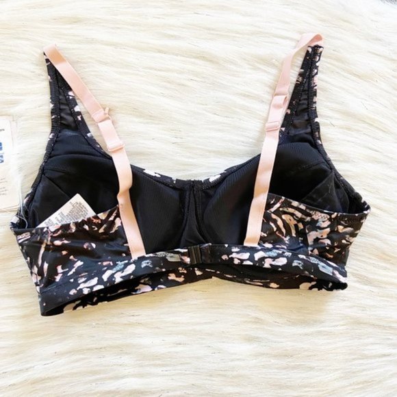 NEW Roxy D Cup Fitness Sports Bra Bikini Swim Top - Picture 5 of 5